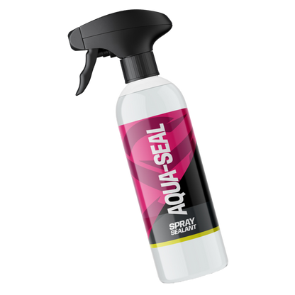 Auto Glanz Aqua Seal - Hydrophobic wet coat and spray-on rinse-off sealant.