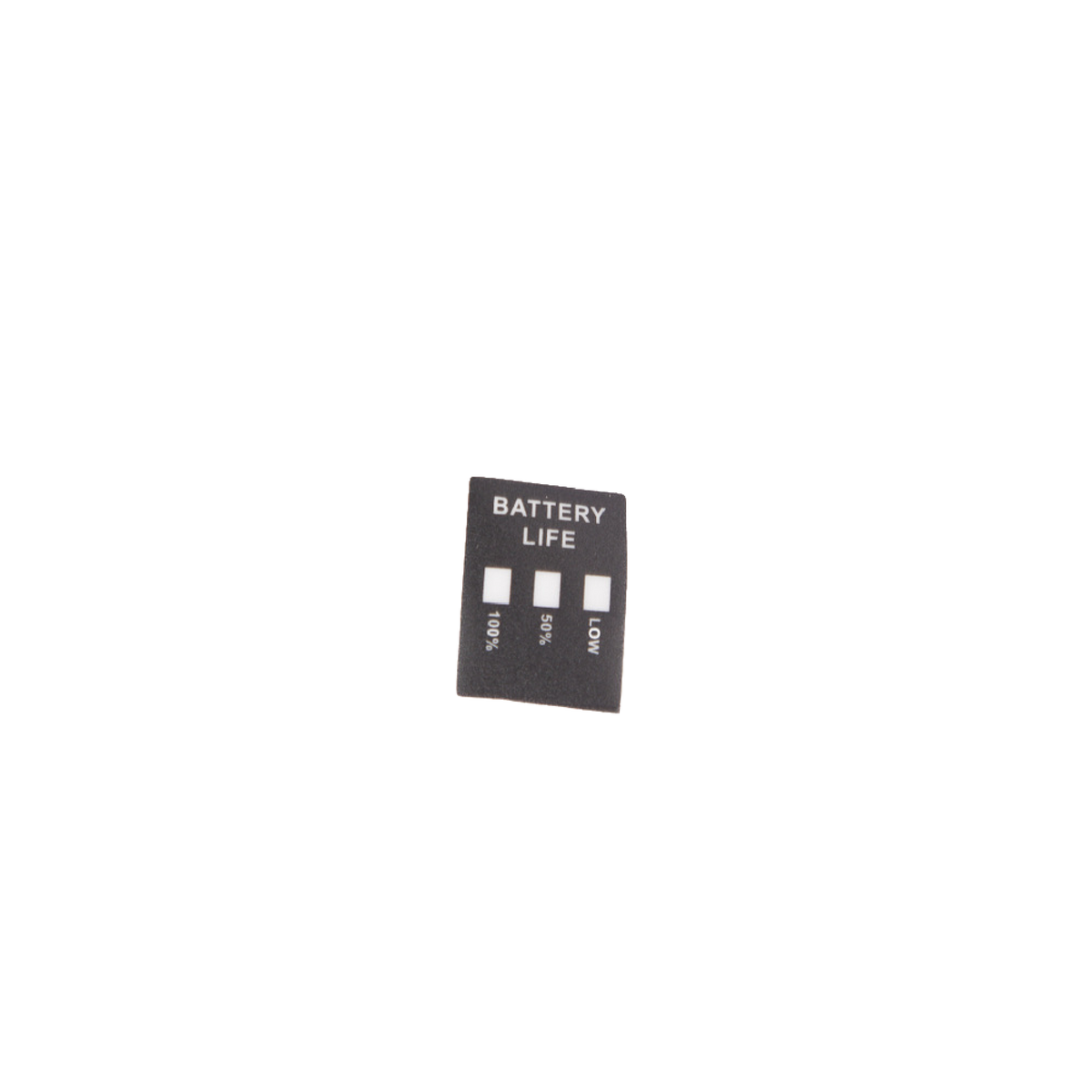 Nano Polisher Battery Level Sticker